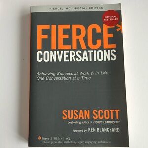 FIERCE CONVERSATIONS  by  Susan Scott paper back book Self Help Leadership
